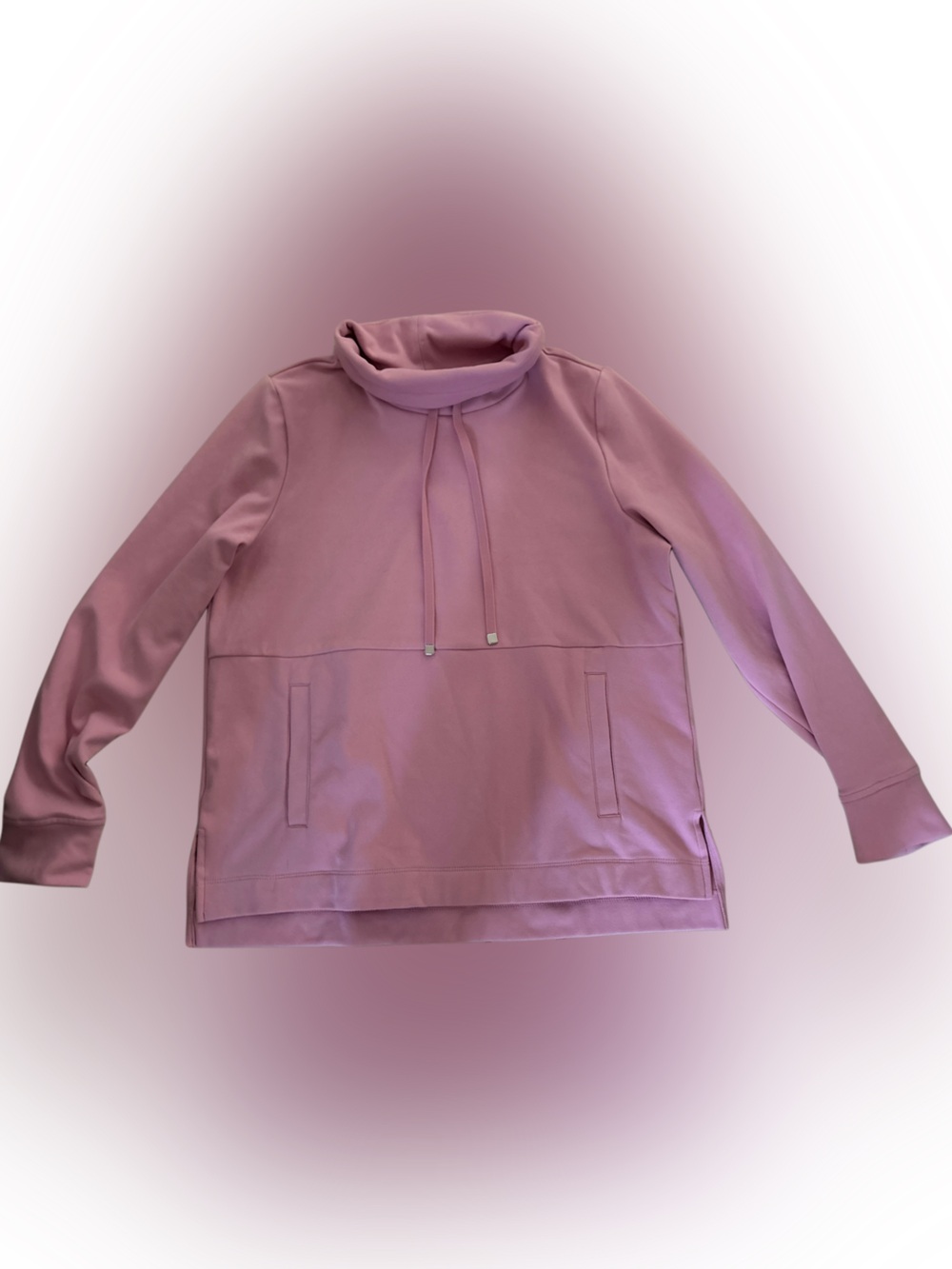 Jones New York Mauve Pullover Hoodie Jacket